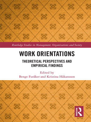 cover image of Work Orientations